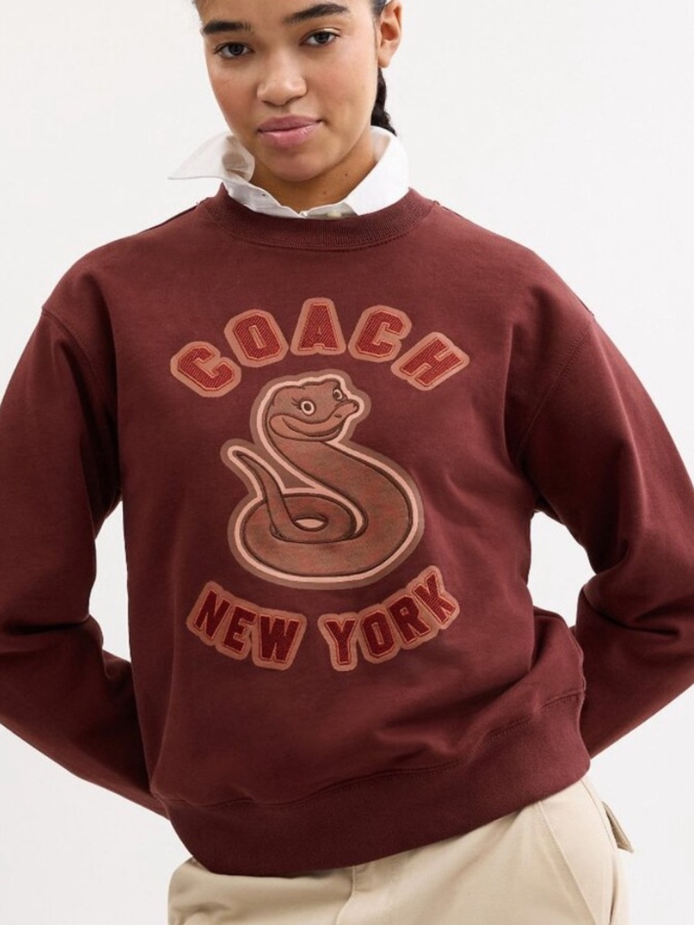 Coach New Year Snake Crewneck Sweatshirt Medium